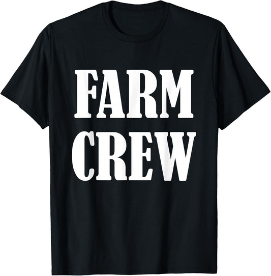 Farm Staff Uniform Farmers Design - Farm Crew T-Shirt - T-Shirt | Black
