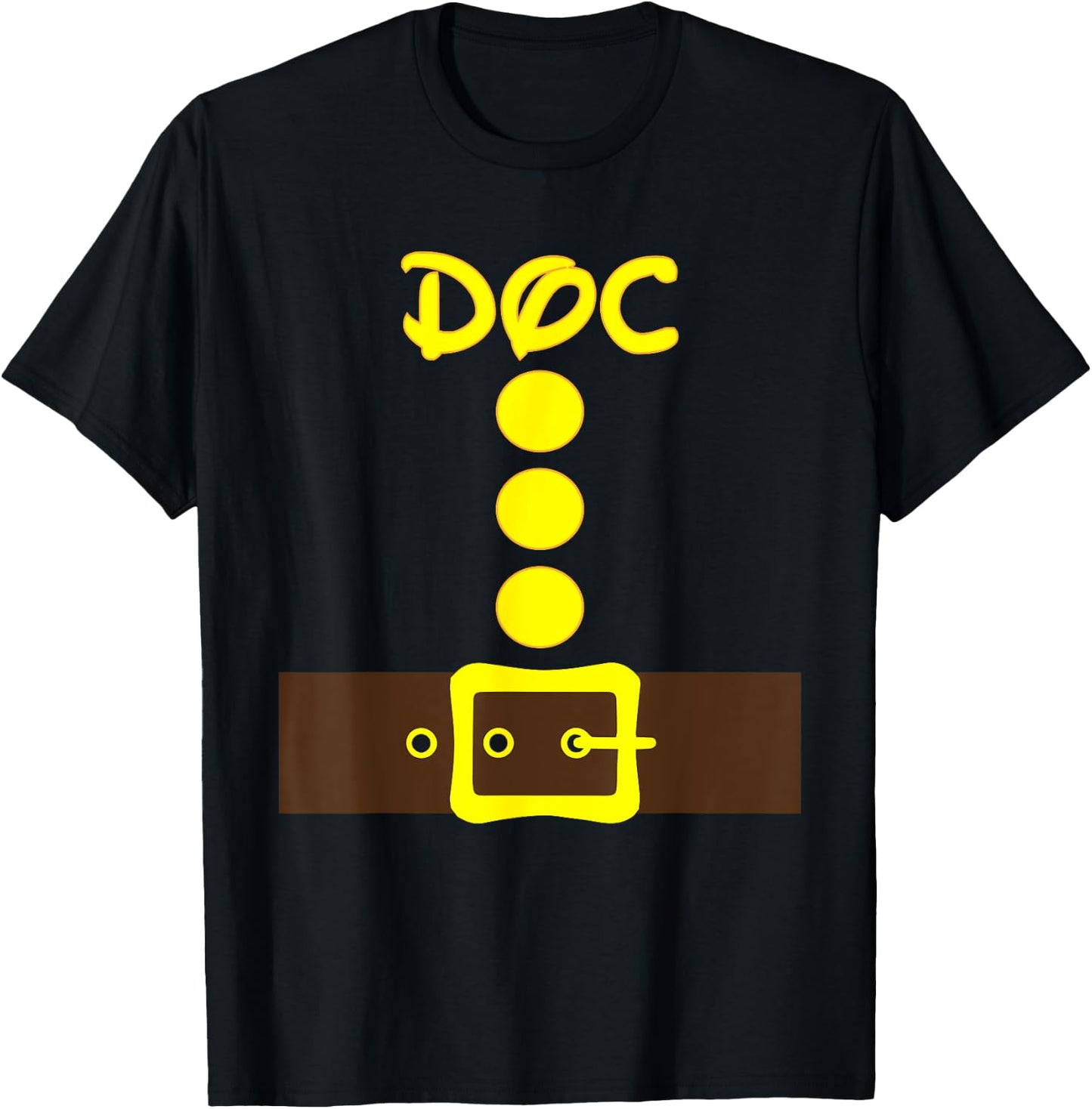 Dwarf Easy Halloween Group Costume Men Women Kids Matching T-Shirt - T-Shirt | Black