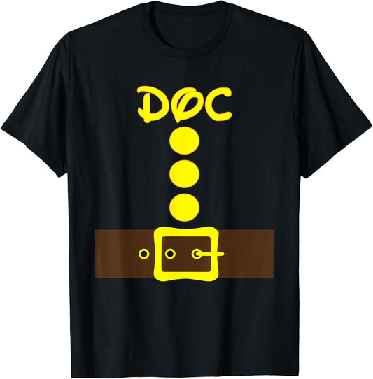 Dwarf Easy Halloween Group Costume Men Women Kids Matching T-Shirt - T-Shirt | Black