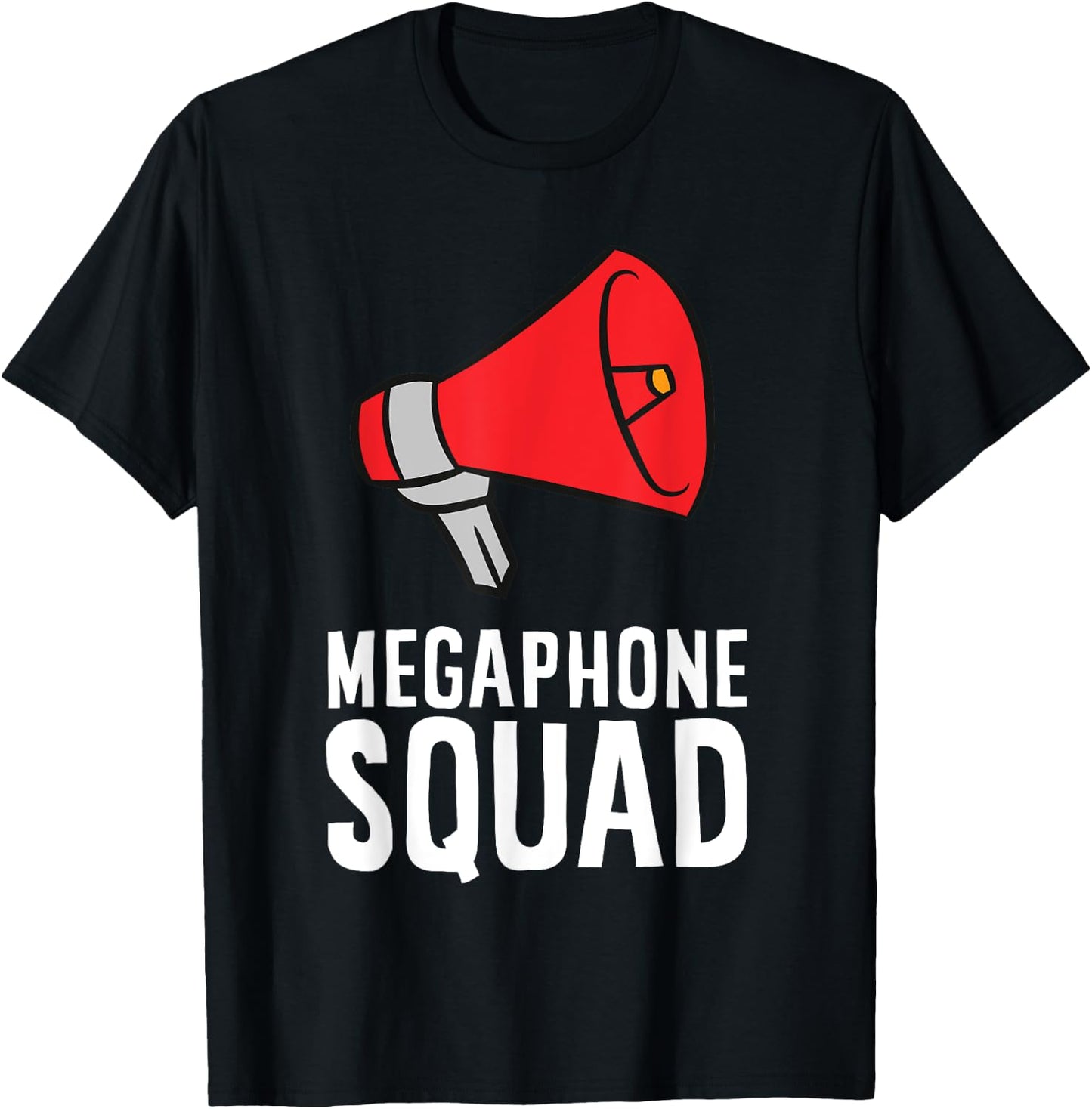 Megaphone Squad T-Shirt - T-Shirt | Black
