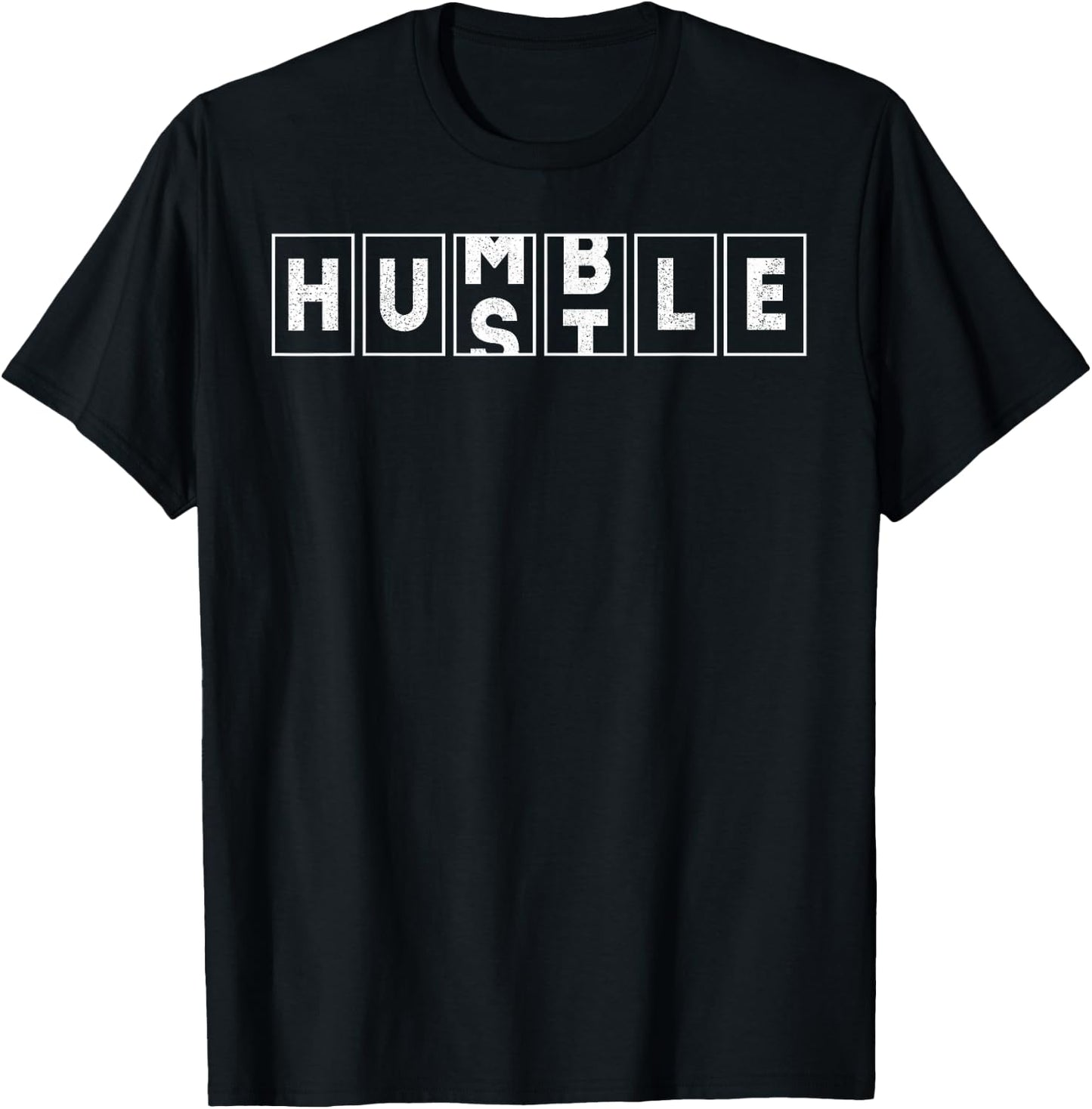Funny Hustle Humble Odometer Men Women Cool Inspirational T-Shirt - T-Shirt | Black