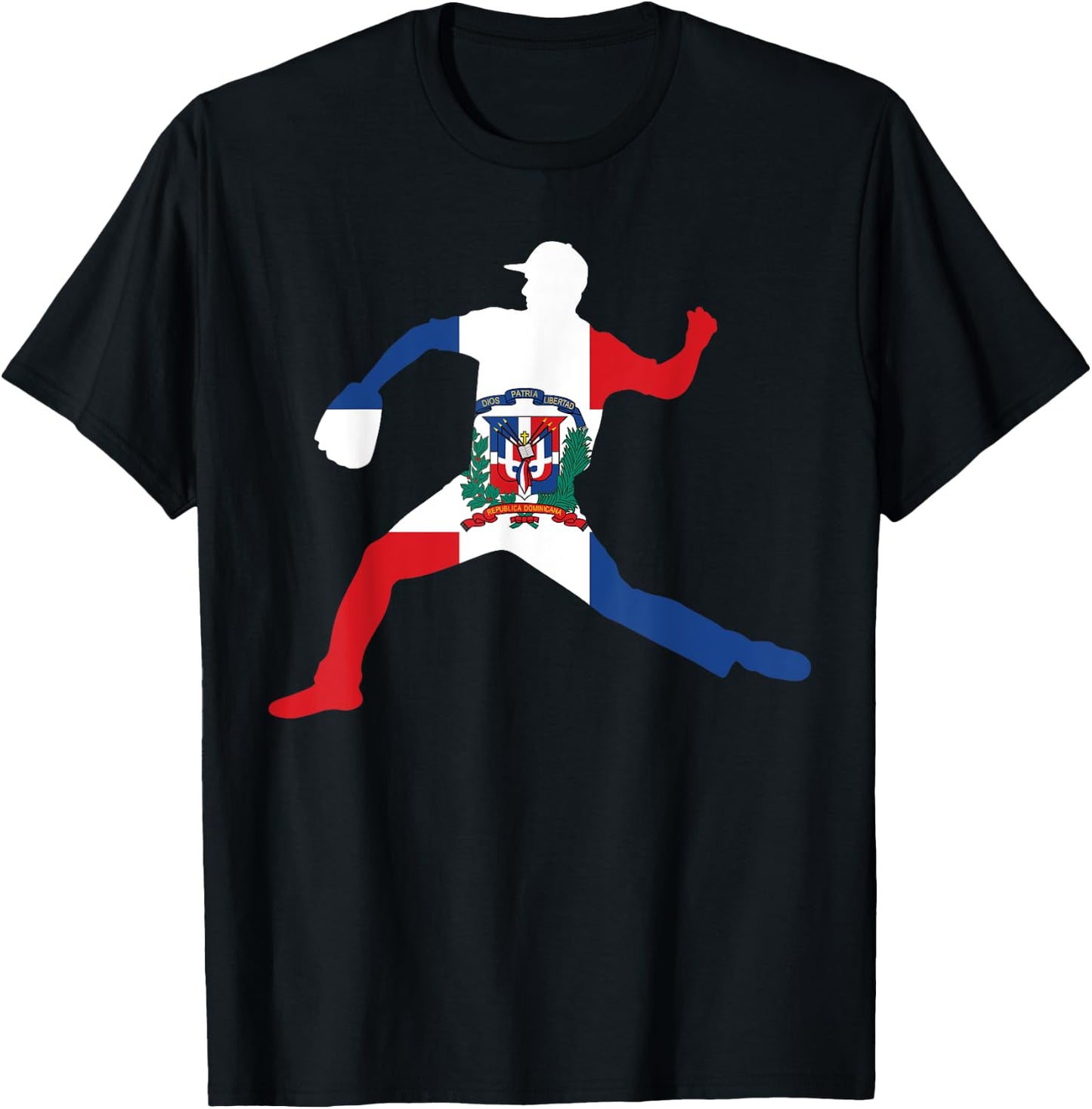 Dominican Flag - Dominican Republic Baseball T-Shirt - T-Shirt | Black