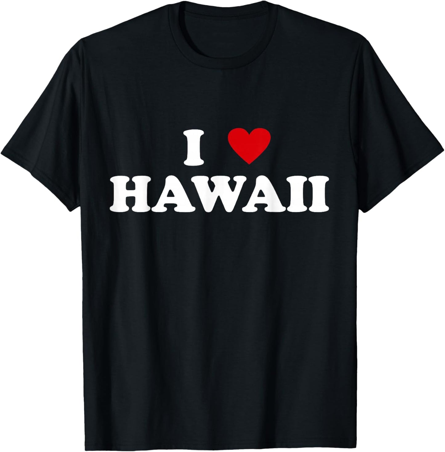USA I Heart State - I Love Hawaii T-Shirt - T-Shirt | Black