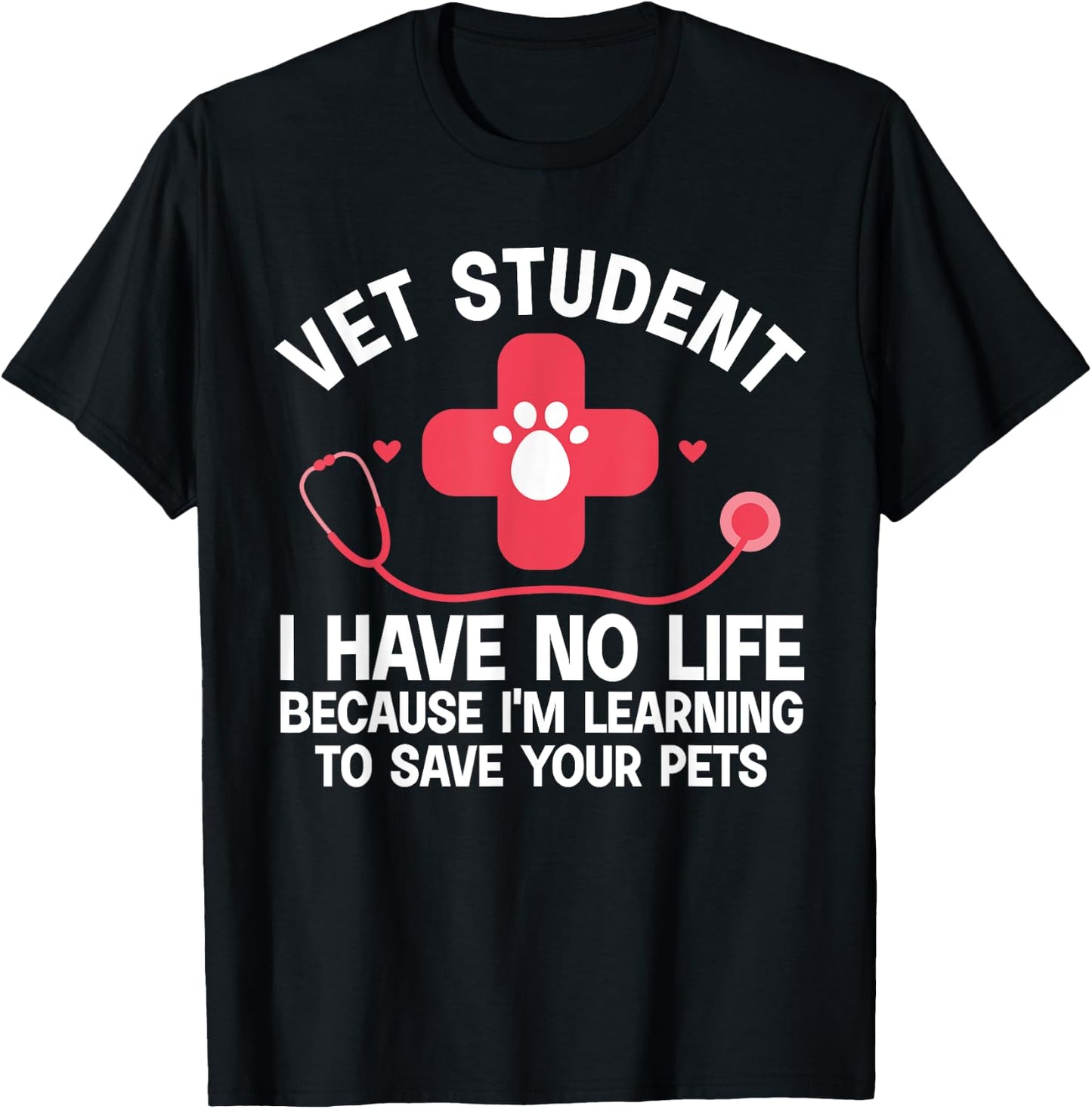Cool Veterinarian Student Art Women Veterinary Vet T-Shirt - T-Shirt | Black