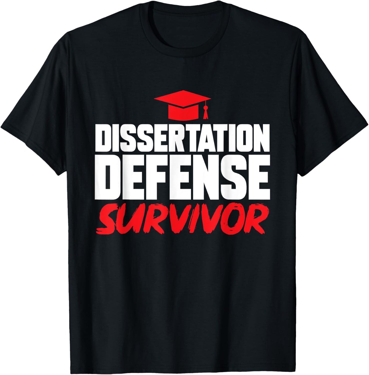 Ph.D. Graduation PhD Graduate Doctorate Degree T-Shirt - T-Shirt | Black