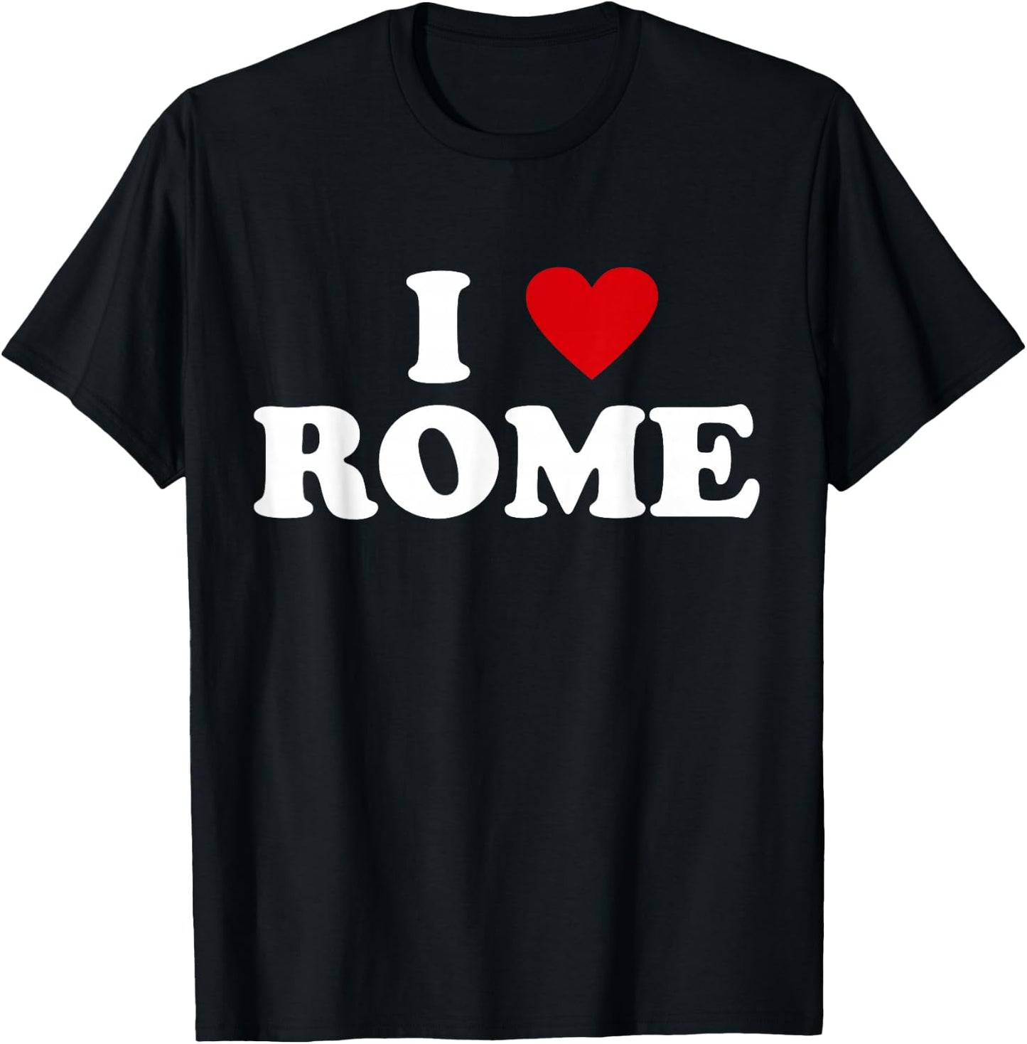 I Heart Italy City - I Love Rome T-Shirt - T-Shirt | Black