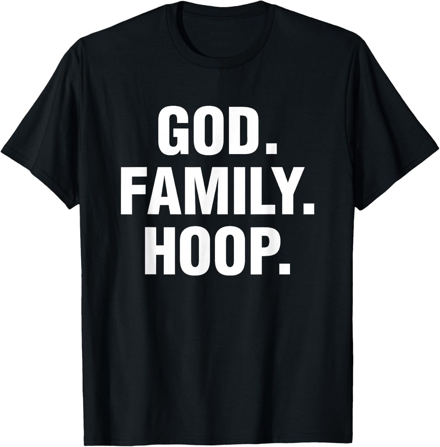 God Family Hoop Gift , Women, Adult, Girls, Boys T-Shirt - T-Shirt | Black