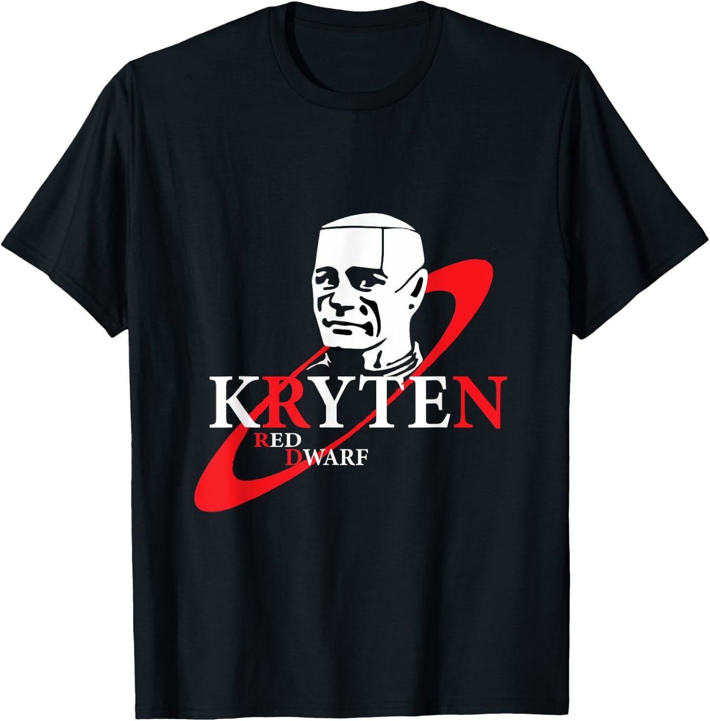 Kryten Red Dwarf T-Shirt - T-Shirt | Black