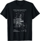 Projector patent filmmaker photography T-Shirt - T-Shirt | Black