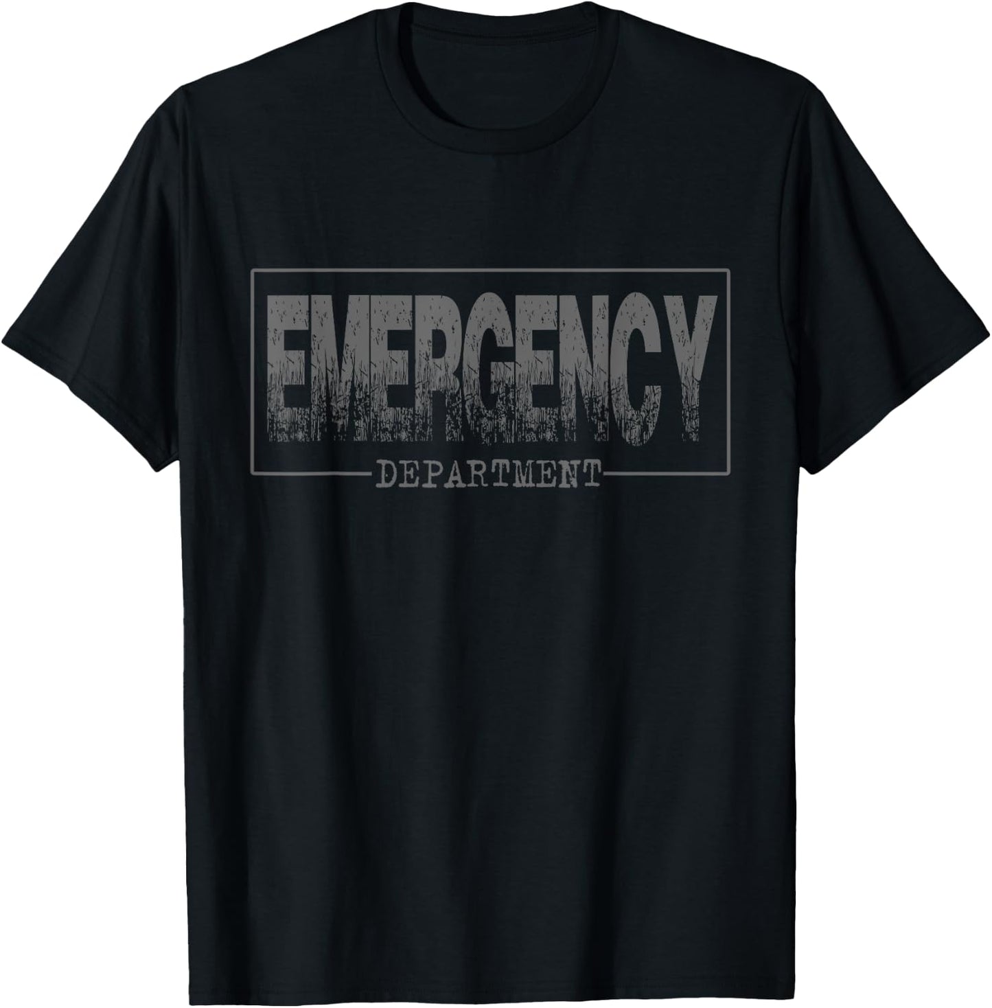 Emergency Department Emergency Room Healthcare Nursing squad T-Shirt - T-Shirt | Black