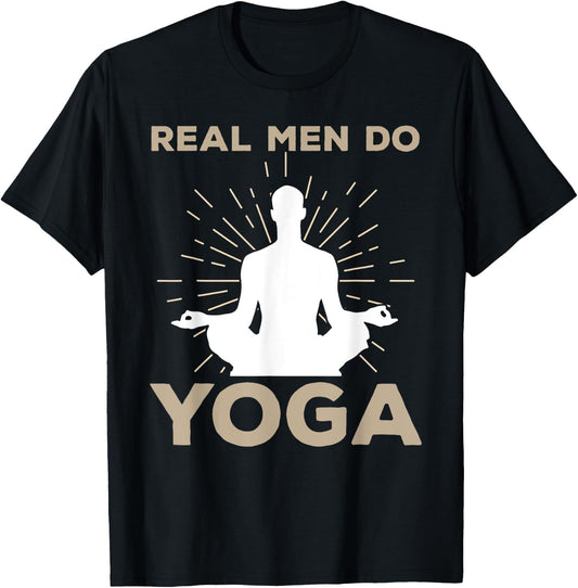 Funny Yoga Design Boys Yoga Pose Meditation Lovers T-Shirt - T-Shirt | Black