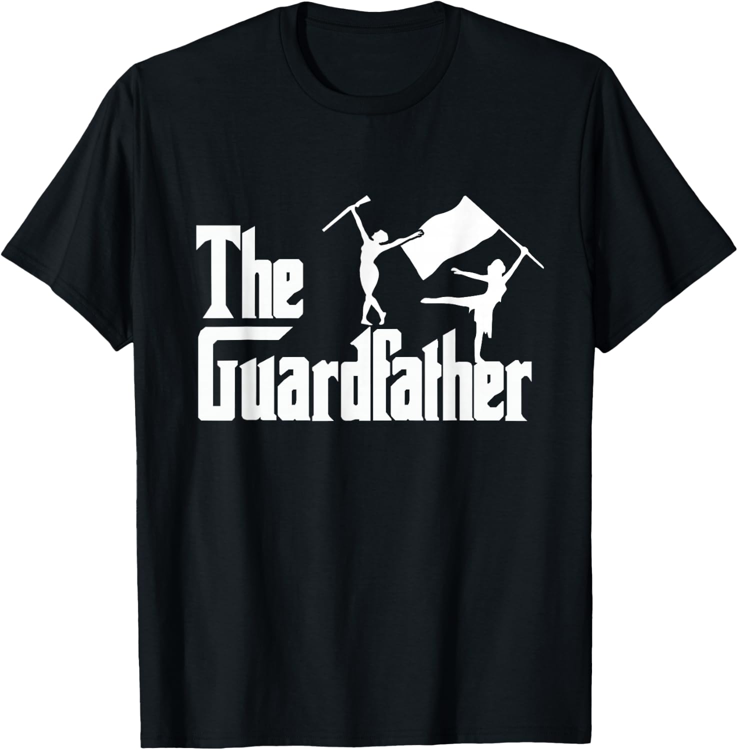 The Guardfather - Color Guard Dad T-Shirt - T-Shirt | Black