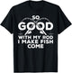 Funny Fishing Design Women Fisherman Fish Fishing T-Shirt - T-Shirt | Black