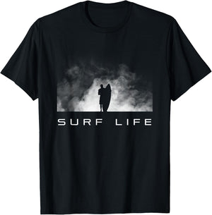 Surfing Apparel - Surfer Surf T-Shirt - T-Shirt | Black