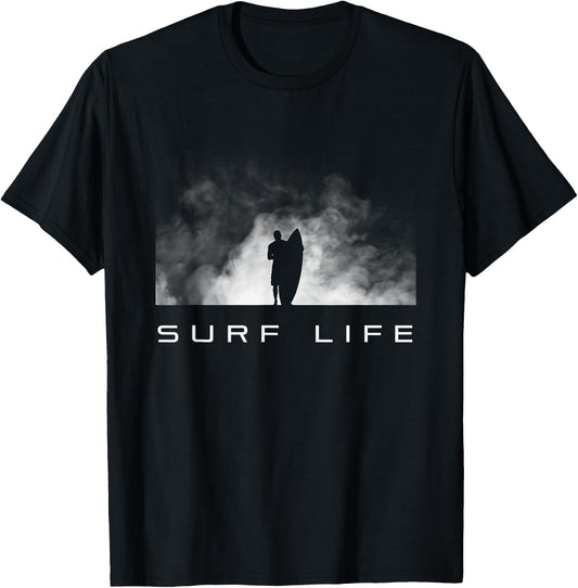 Surfing Apparel - Surfer Surf T-Shirt - T-Shirt | Black
