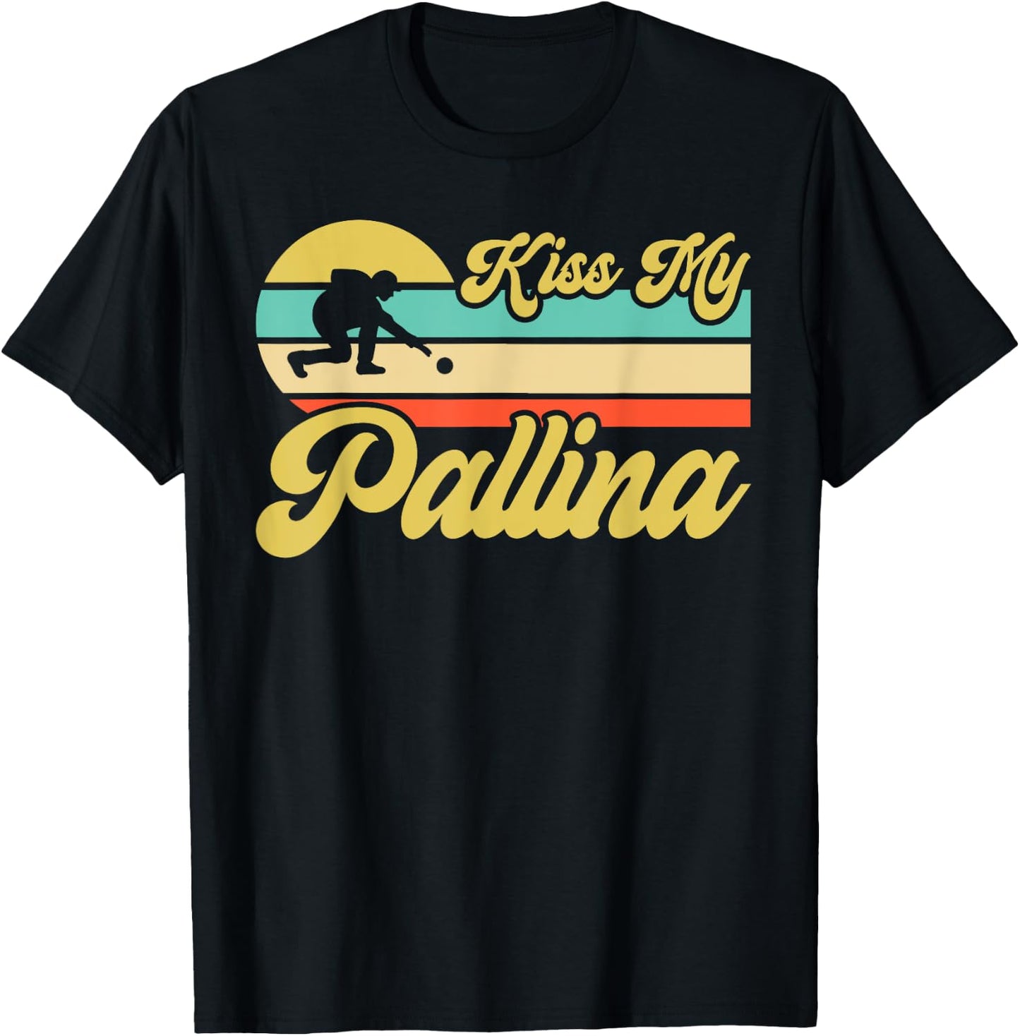 Boccia Kiss My Pallina Pallino T-Shirt - T-Shirt | Black