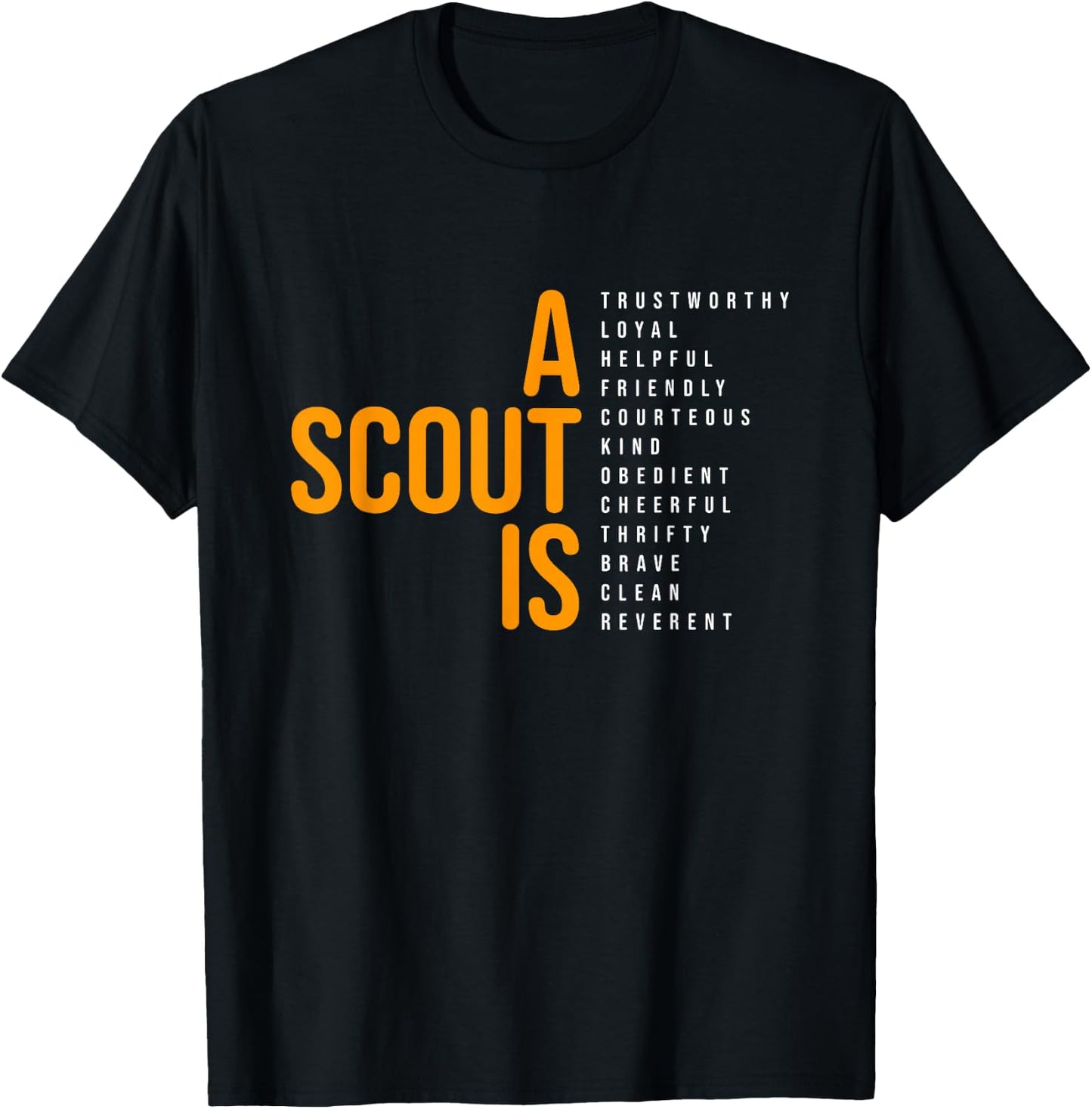 A Scout Is T-Shirt - T-Shirt | Black