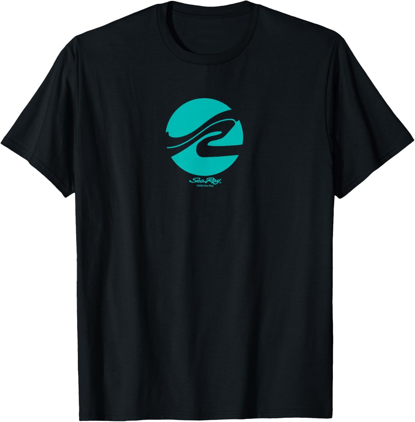 Sea Ray Wave Circle T-Shirt - T-Shirt | Black