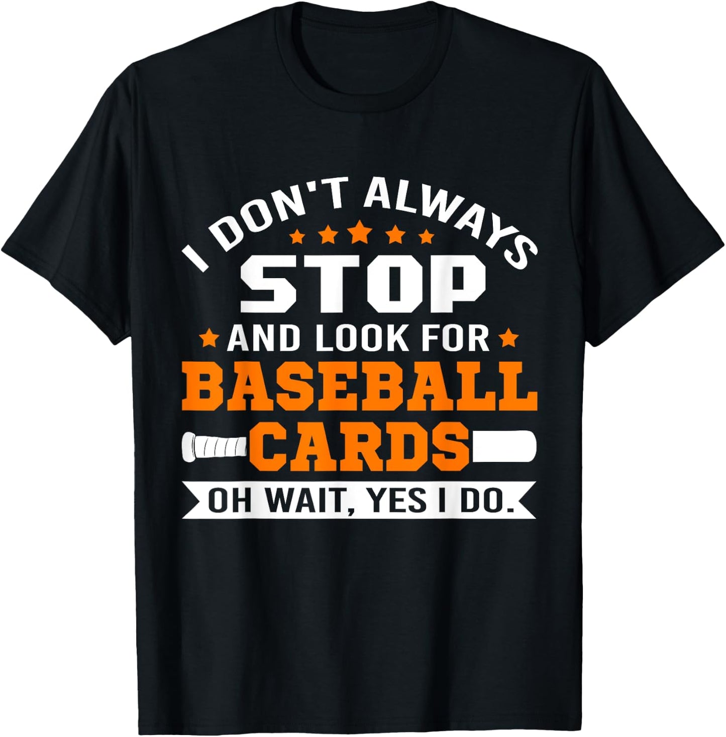 Sport Cards Collection & Baseball Card Collector T-Shirt - T-Shirt | Black