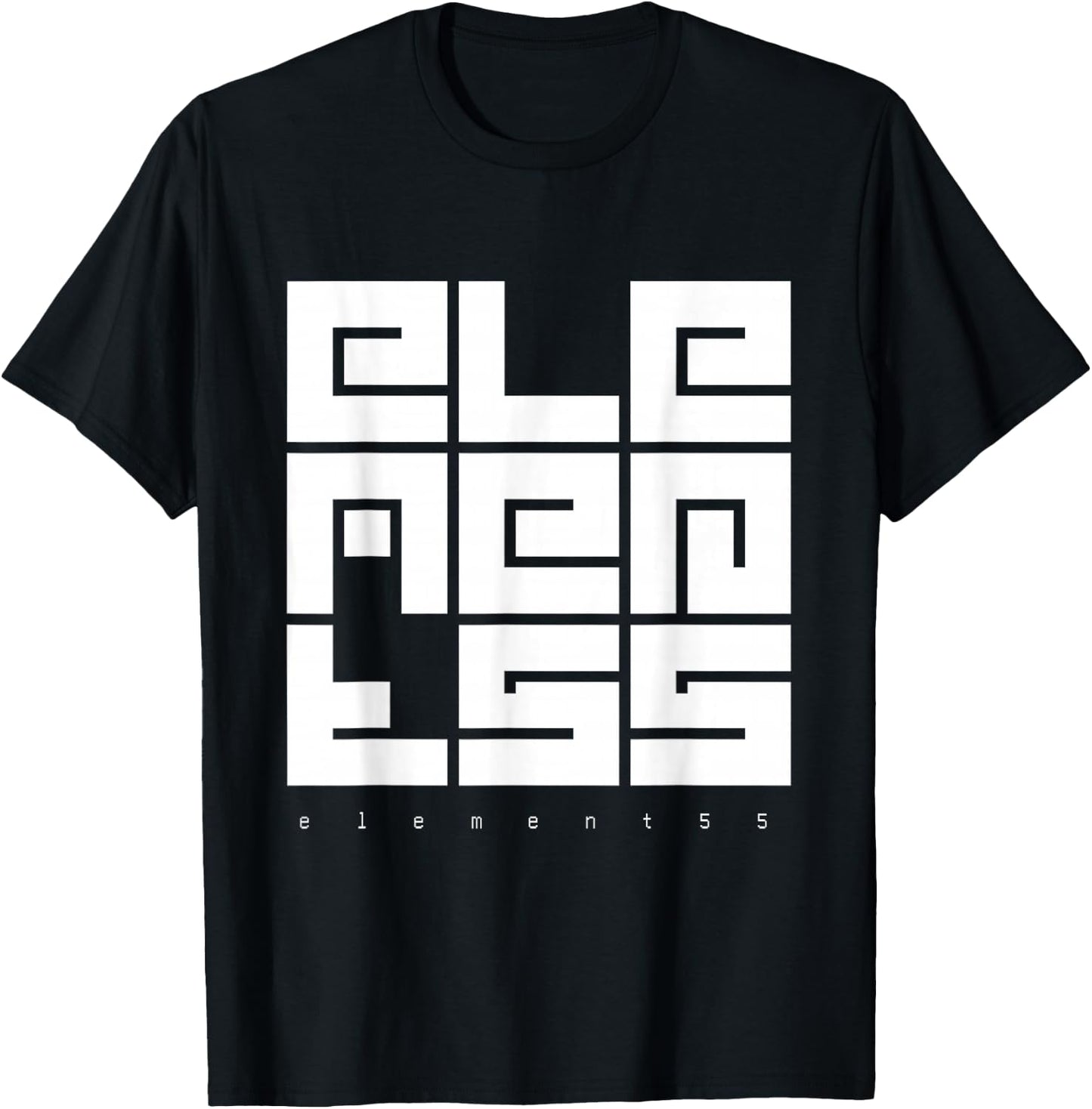 AMZN Element55 Block Logo T-Shirt - T-Shirt | Black