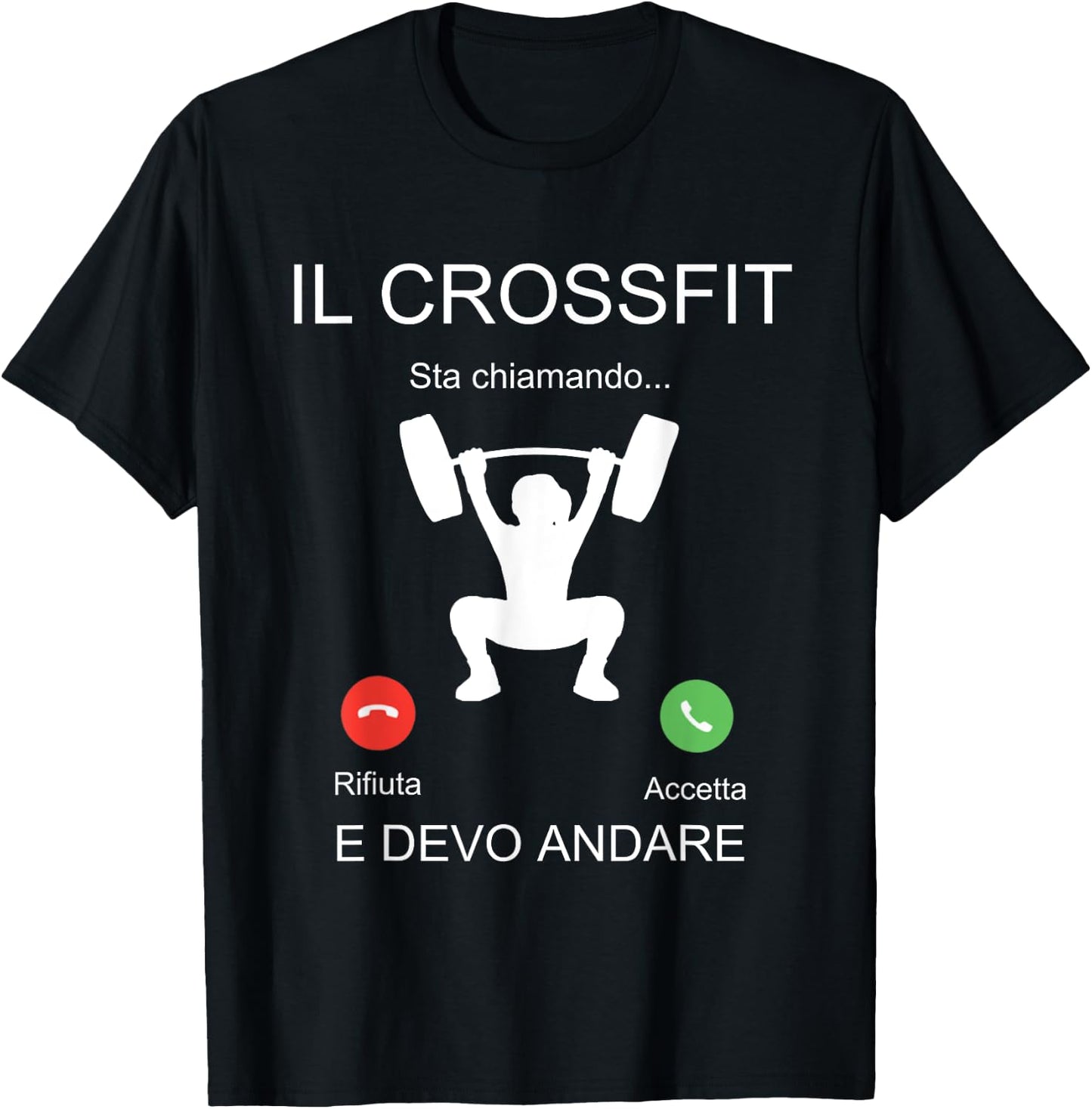 Crossfit Is Calling Funny Gift T-Shirt - T-Shirt | Black