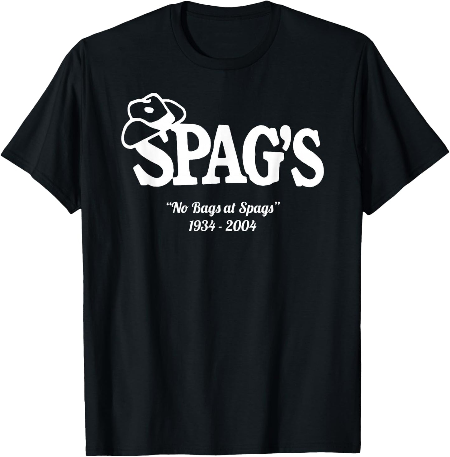 Spags, Massachusetts Vintage Retro Company Worcester T-Shirt - T-Shirt | Black