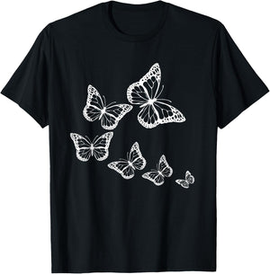 Butterfly Lovers Butterflies Earth Day T-Shirt - T-Shirt | Black