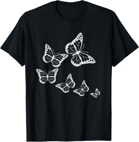 Butterfly Lovers Butterflies Earth Day T-Shirt - T-Shirt | Black