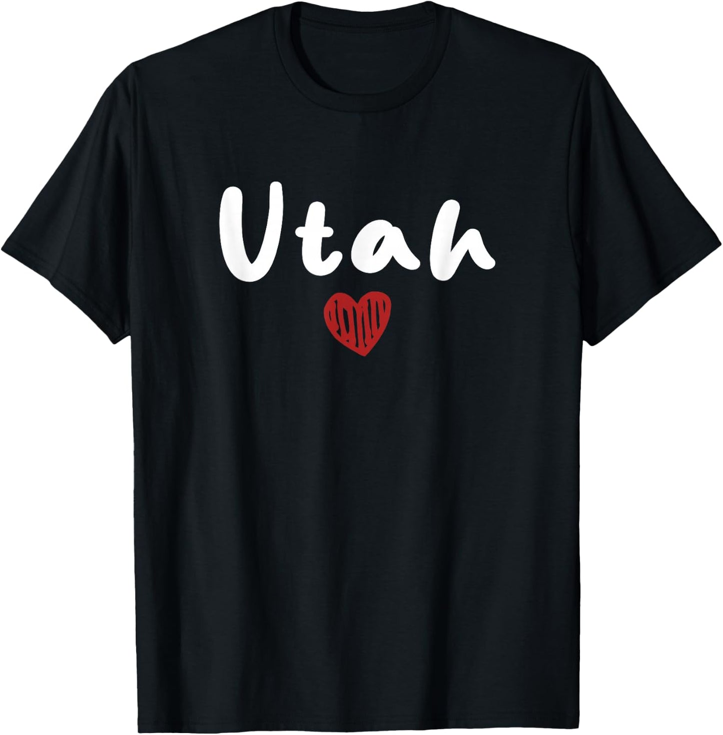 Utah - I Love Utah - Classic T-Shirt - T-Shirt | Black