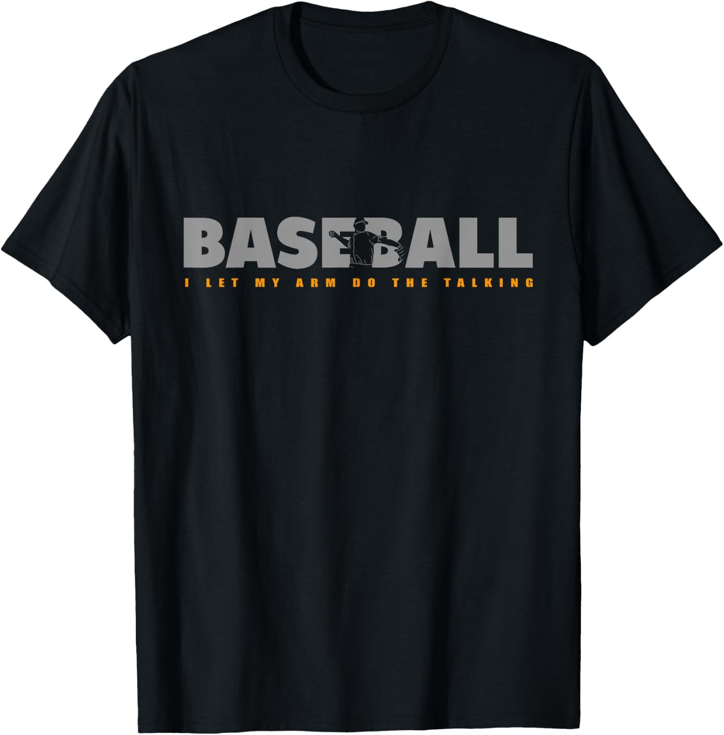 Pitcher Baseball Apparel - Baseball T-Shirt - T-Shirt | Black
