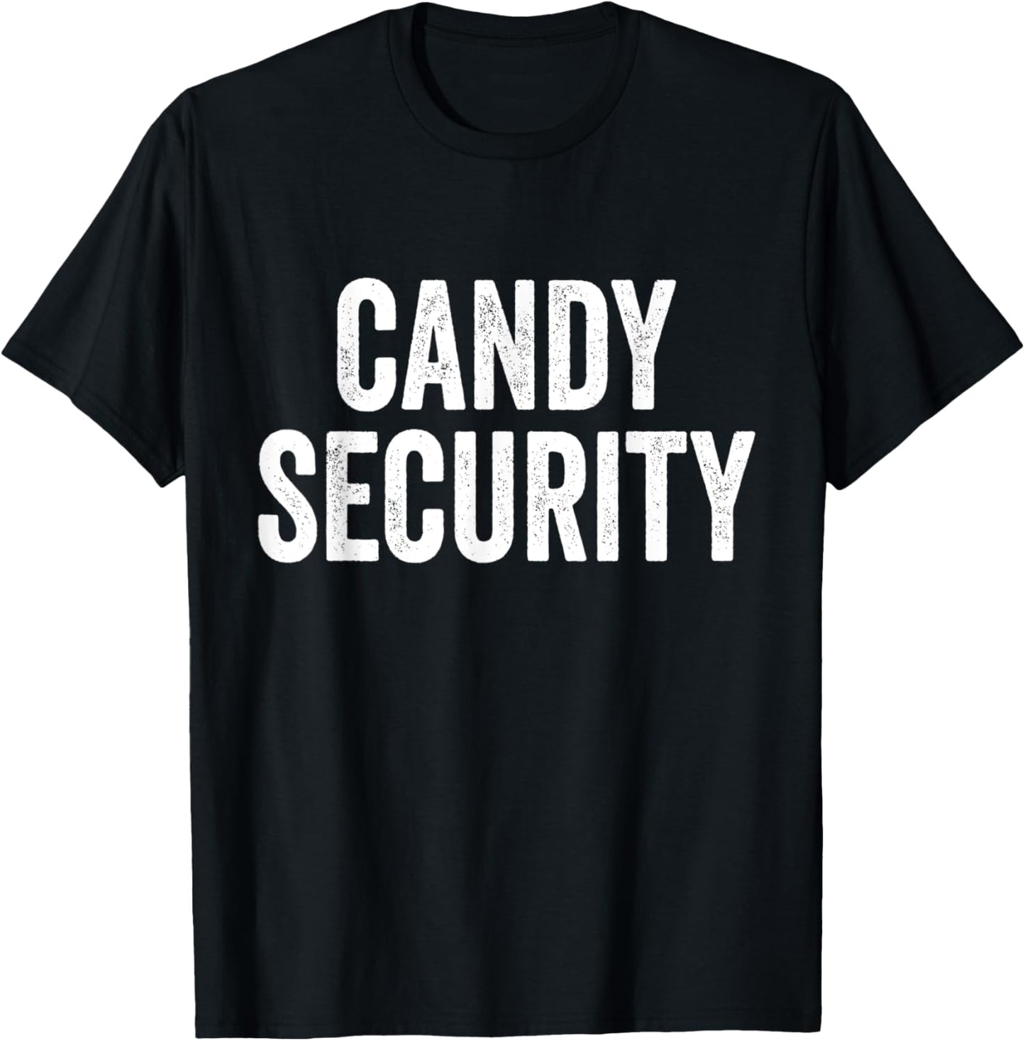 Dad Mom Candy Security Shirts, Men Women Halloween Parents T-Shirt - T-Shirt | Black