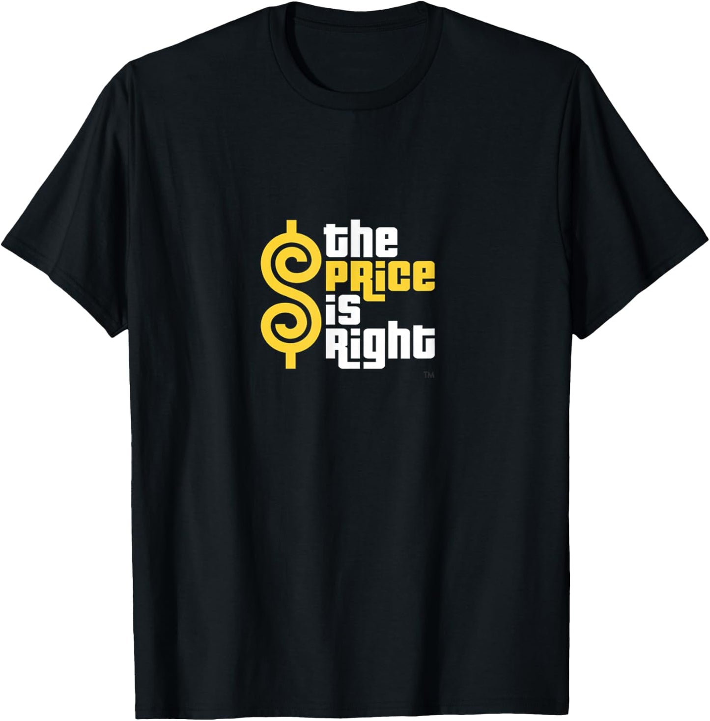 The Price is Right Yellow and White Logo T-Shirt - T-Shirt | Black
