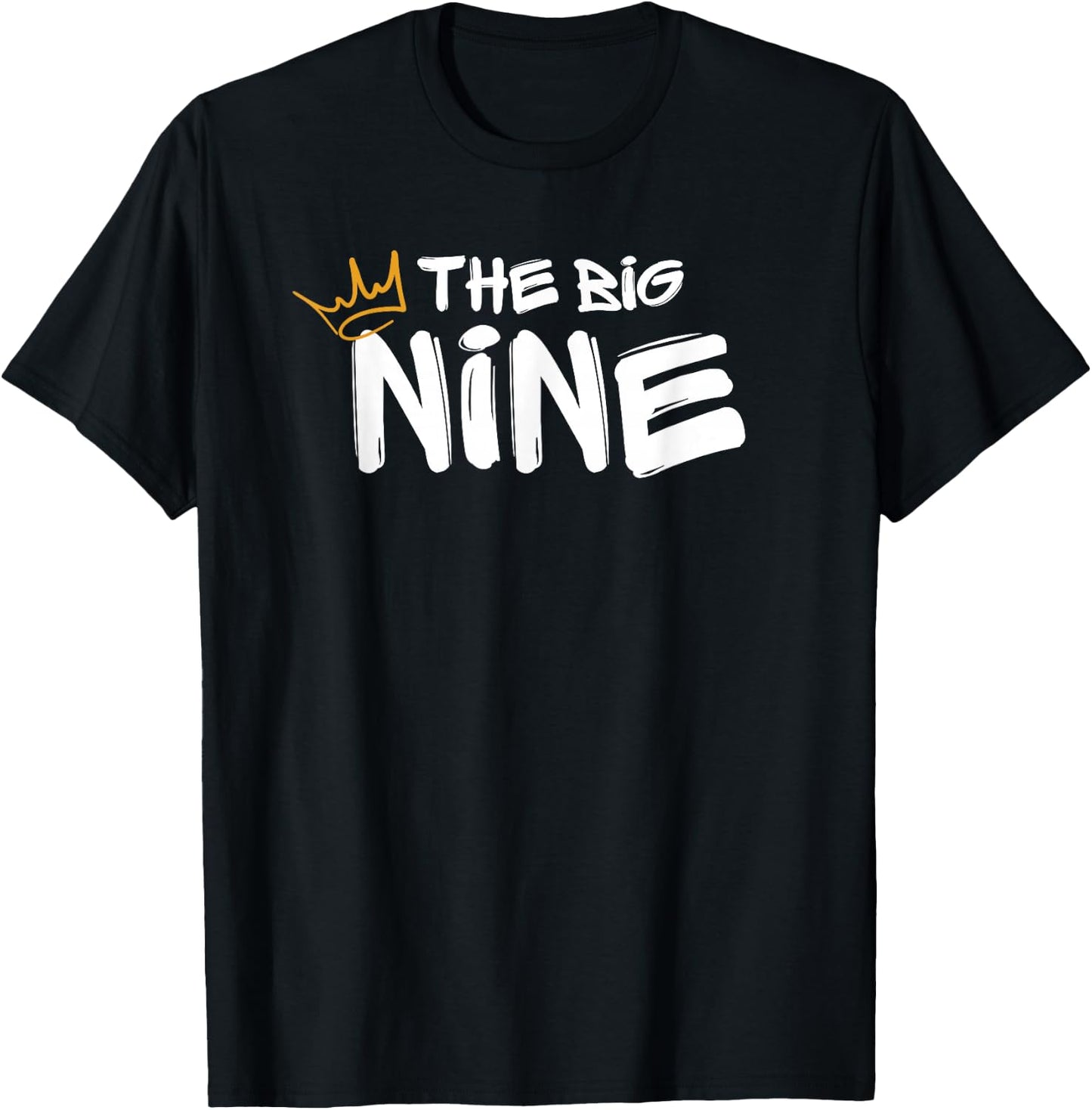 Happy 9th Birthday Notorious Boy Girl King Kid Year Nine 9 T-Shirt - T-Shirt | Black