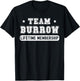 Team Burrow Lifetime Membership Funny Family Last Name T-Shirt - T-Shirt | Black