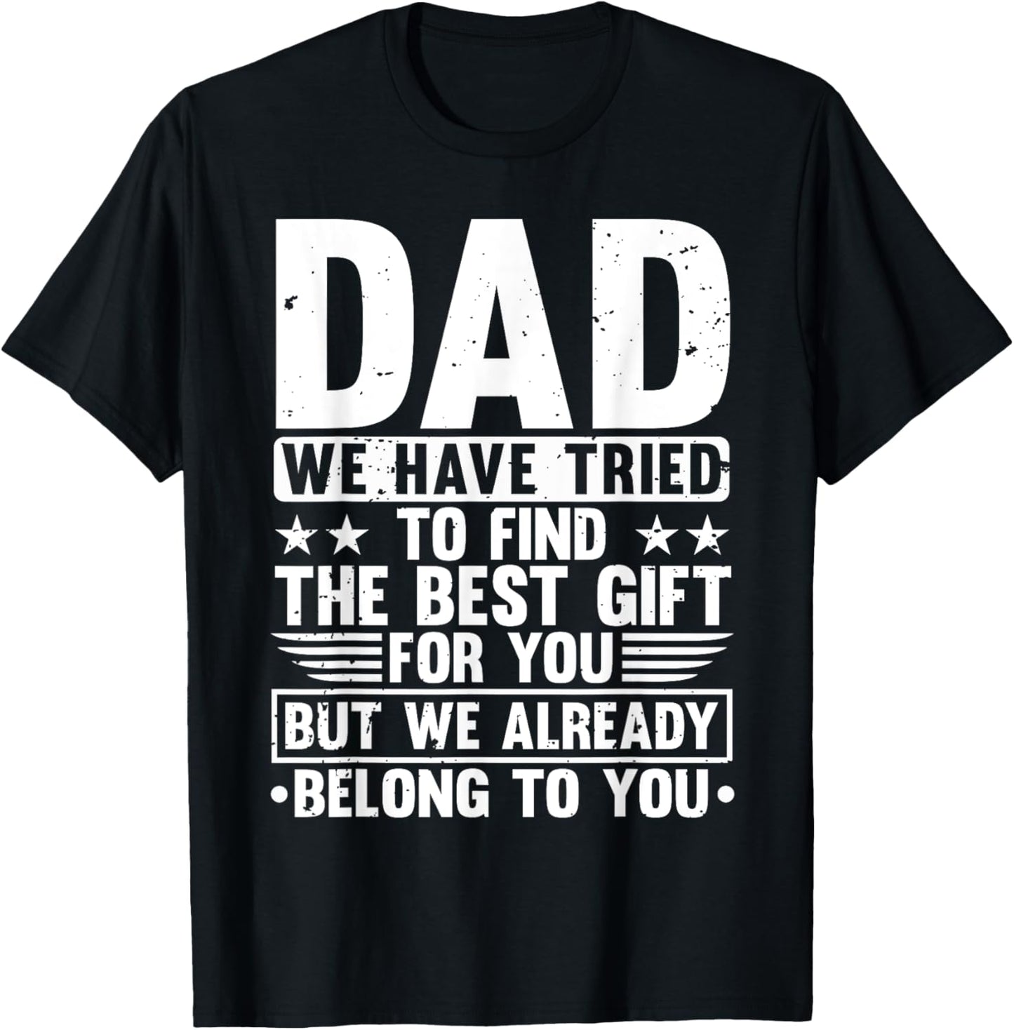 Cool Dad Art For Father Dad Stepfather From Son Daughter T-Shirt - T-Shirt | Black