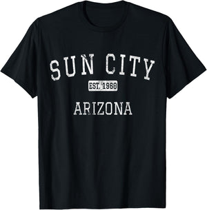 Sun City Arizona AZ Vintage T-Shirt - T-Shirt | Black
