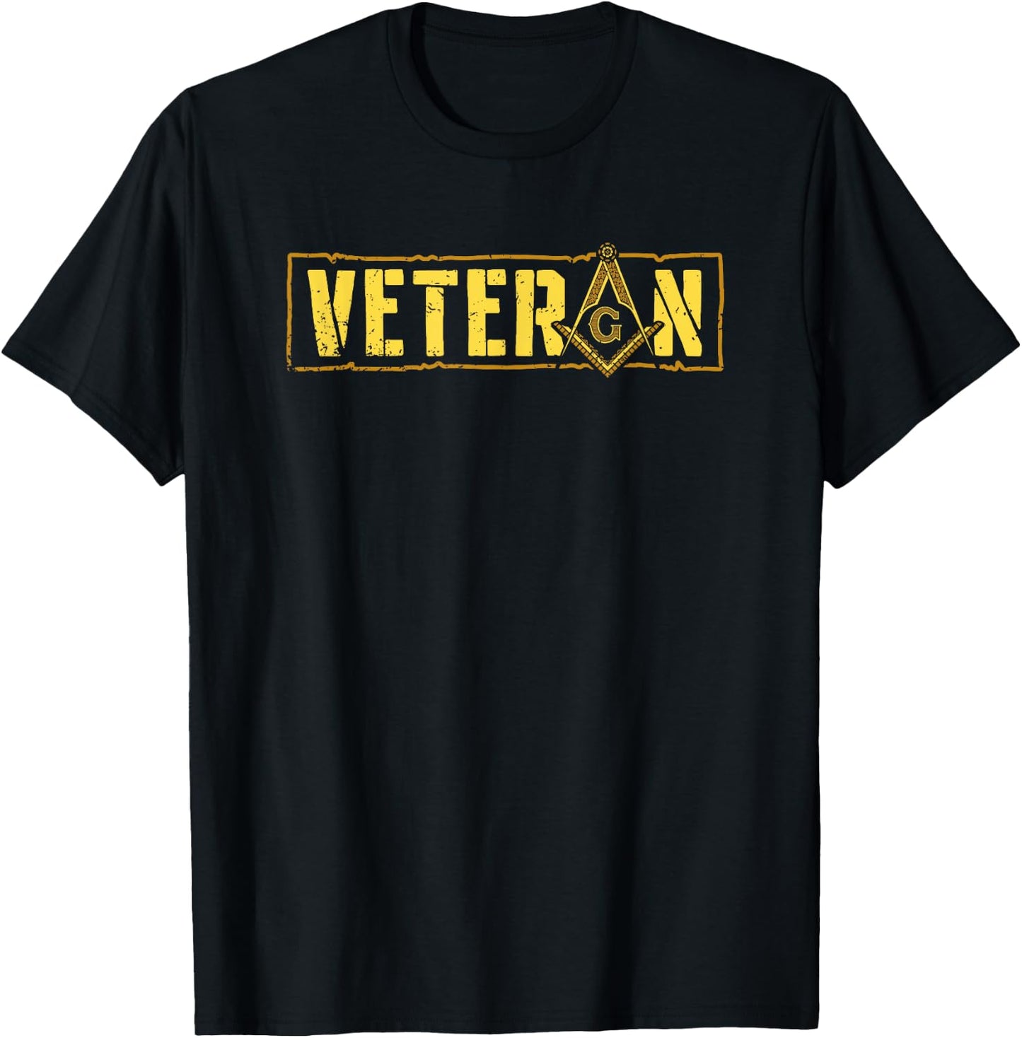 Veteran Freemasons Masonry Masonic Freemason Freemasonry T-Shirt - T-Shirt | Black