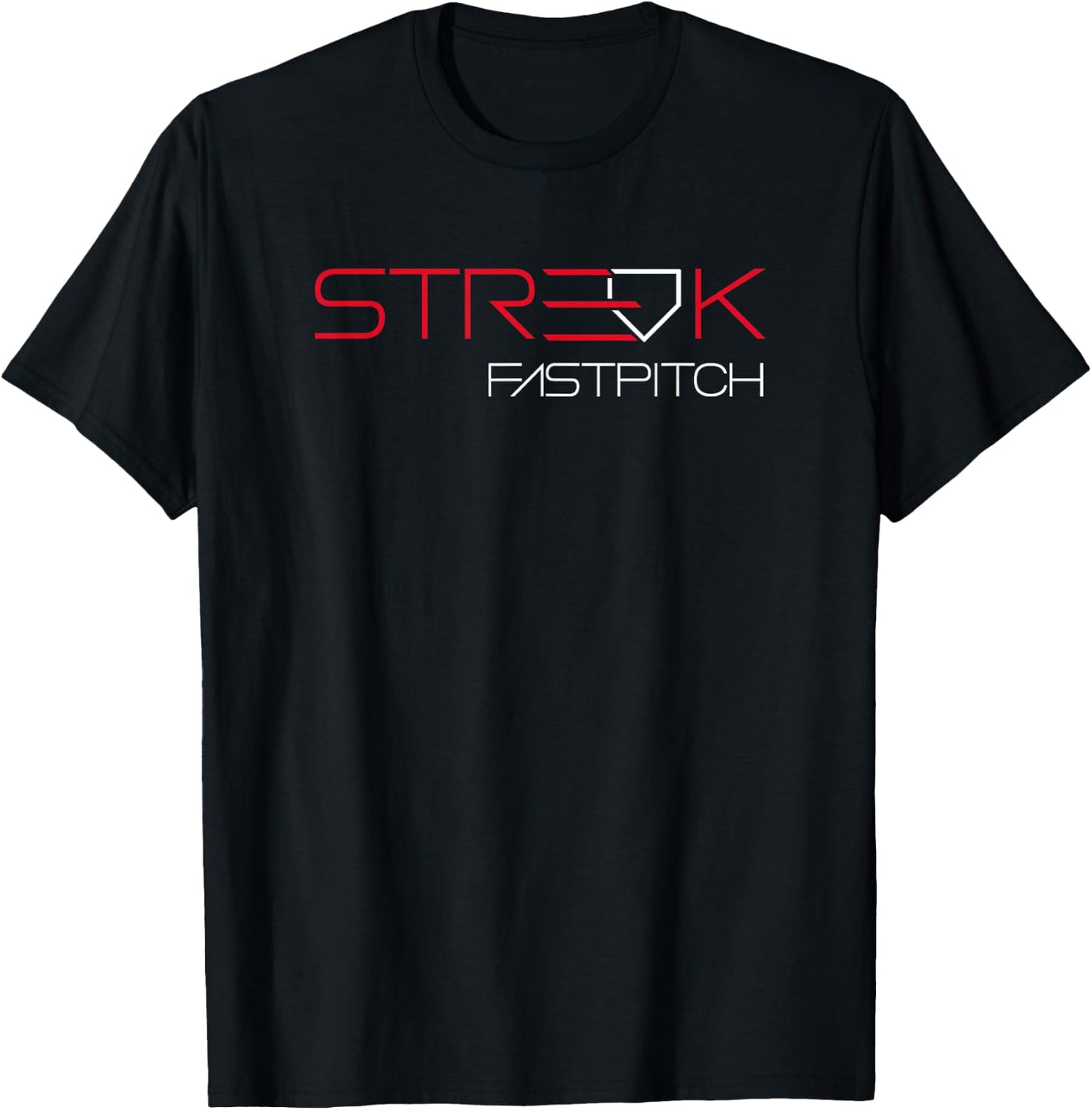 Hit Streak Softball E Homeplate Streak T-Shirt - T-Shirt | Black