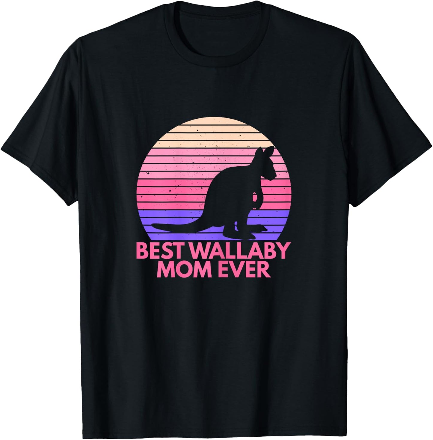 Best wallaby mom ever Design for your Wallaby Mom T-Shirt - T-Shirt | Black