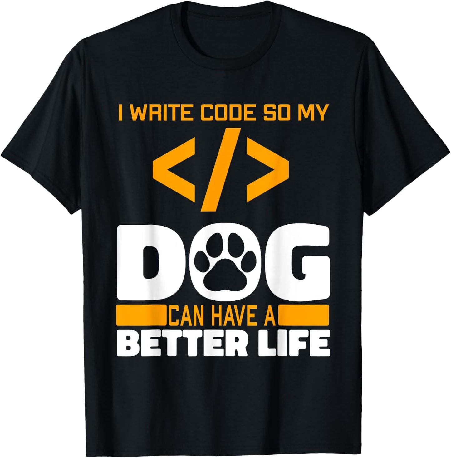 Programmer Dog Software Engineer - Coding Programming Coder Men Women T-Shirt - T-Shirt | Black