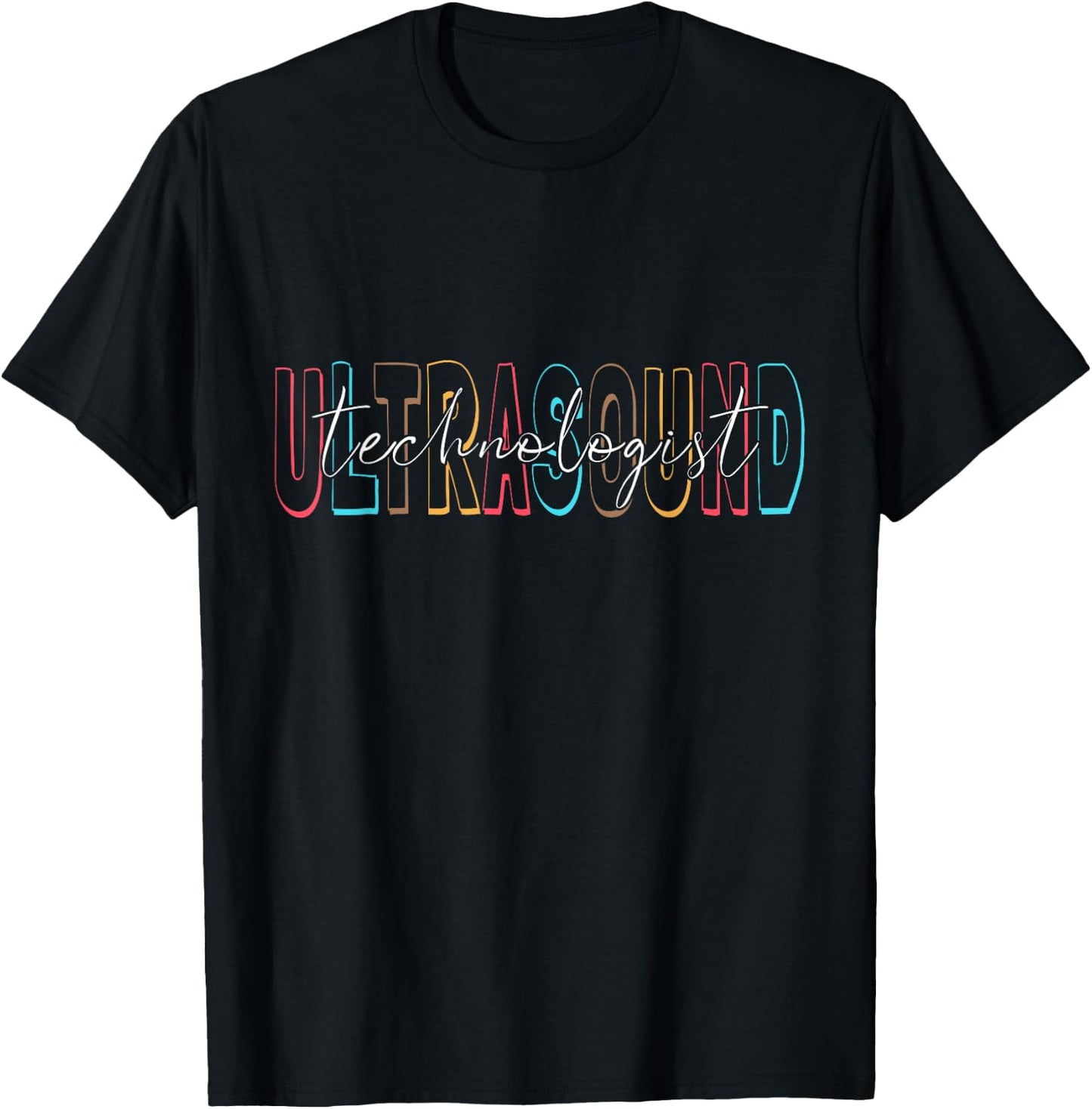 Ultrasound Tech Gifts Sonographer Live Scan Cardiac Echo T-Shirt - T-Shirt | Black
