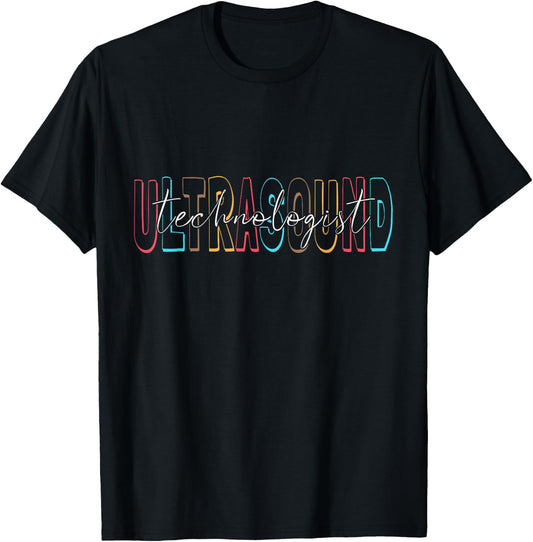 Ultrasound Tech Gifts Sonographer Live Scan Cardiac Echo T-Shirt - T-Shirt | Black
