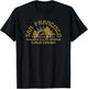 San Francisco Golden Gate Bridge California T-Shirt - T-Shirt | Black