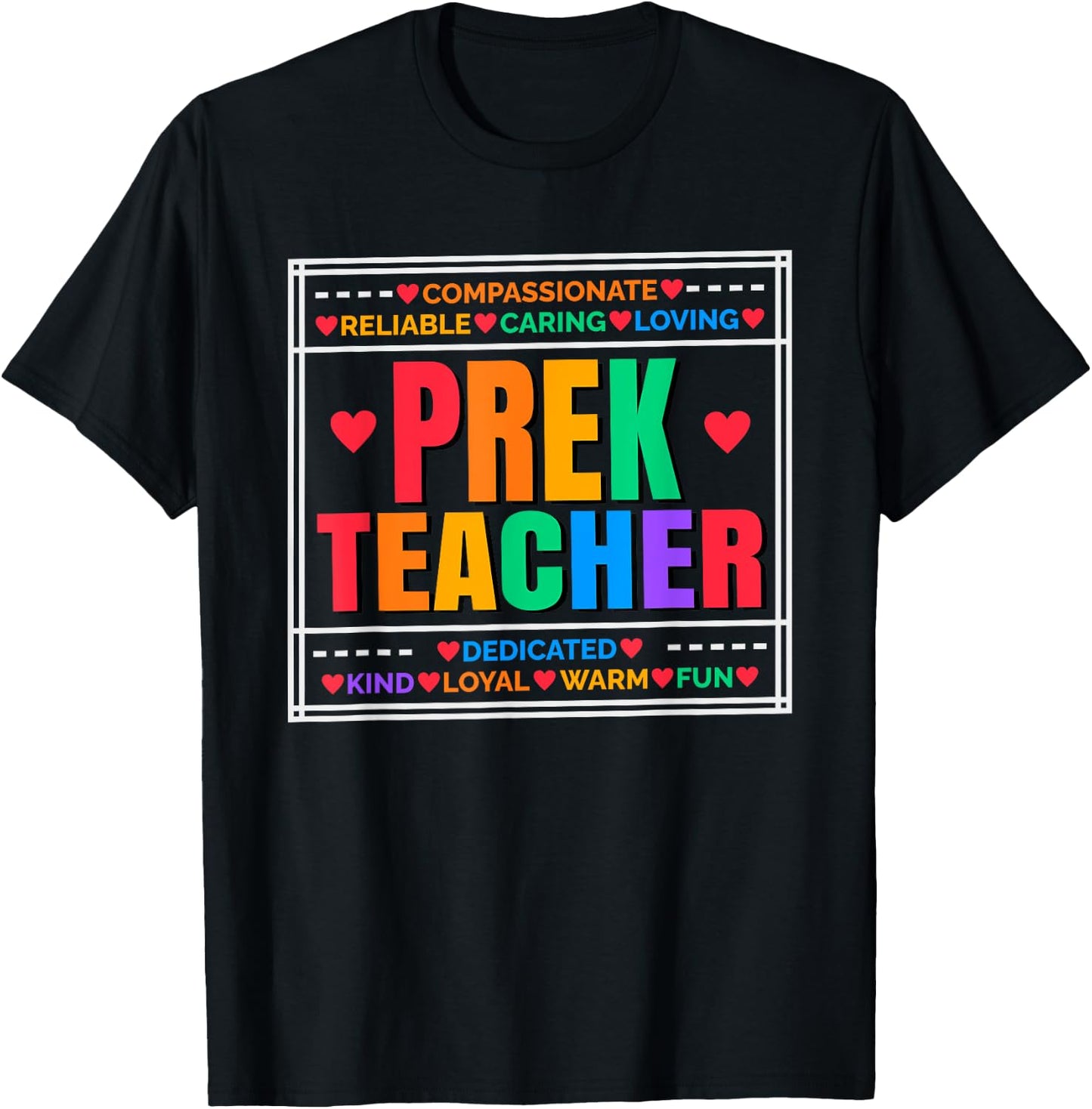 Prek Teacher and Pre Kindergarten Teacher Men Women T-Shirt - T-Shirt | Black