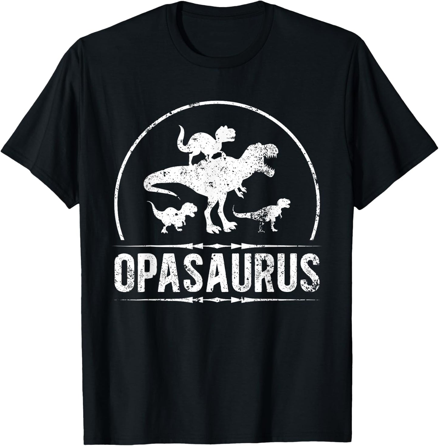Opasaurus Opa Grandpa Opa Grandfather T-Shirt - T-Shirt | Black