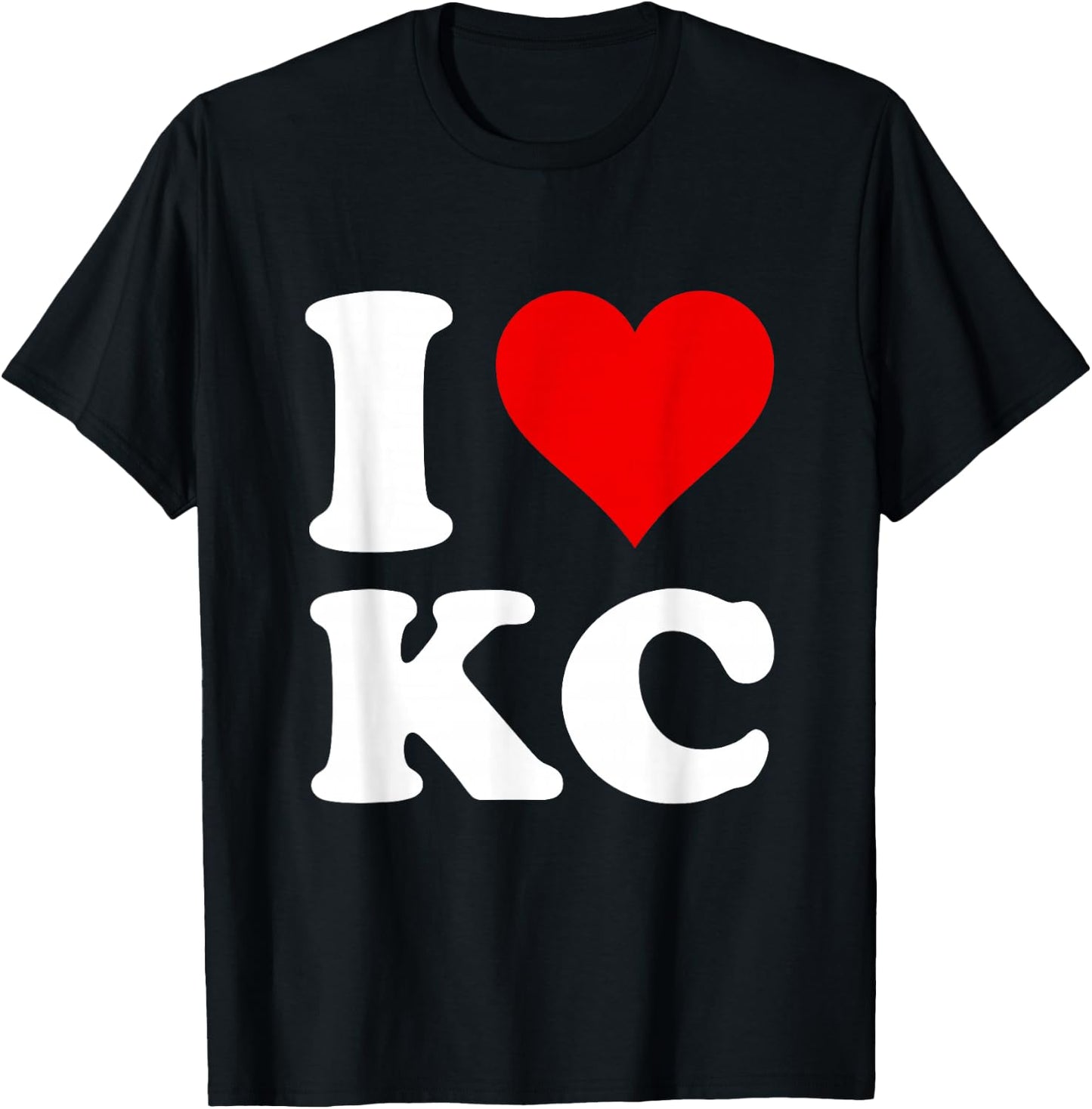 I Love Kc T-Shirt - T-Shirt | Black