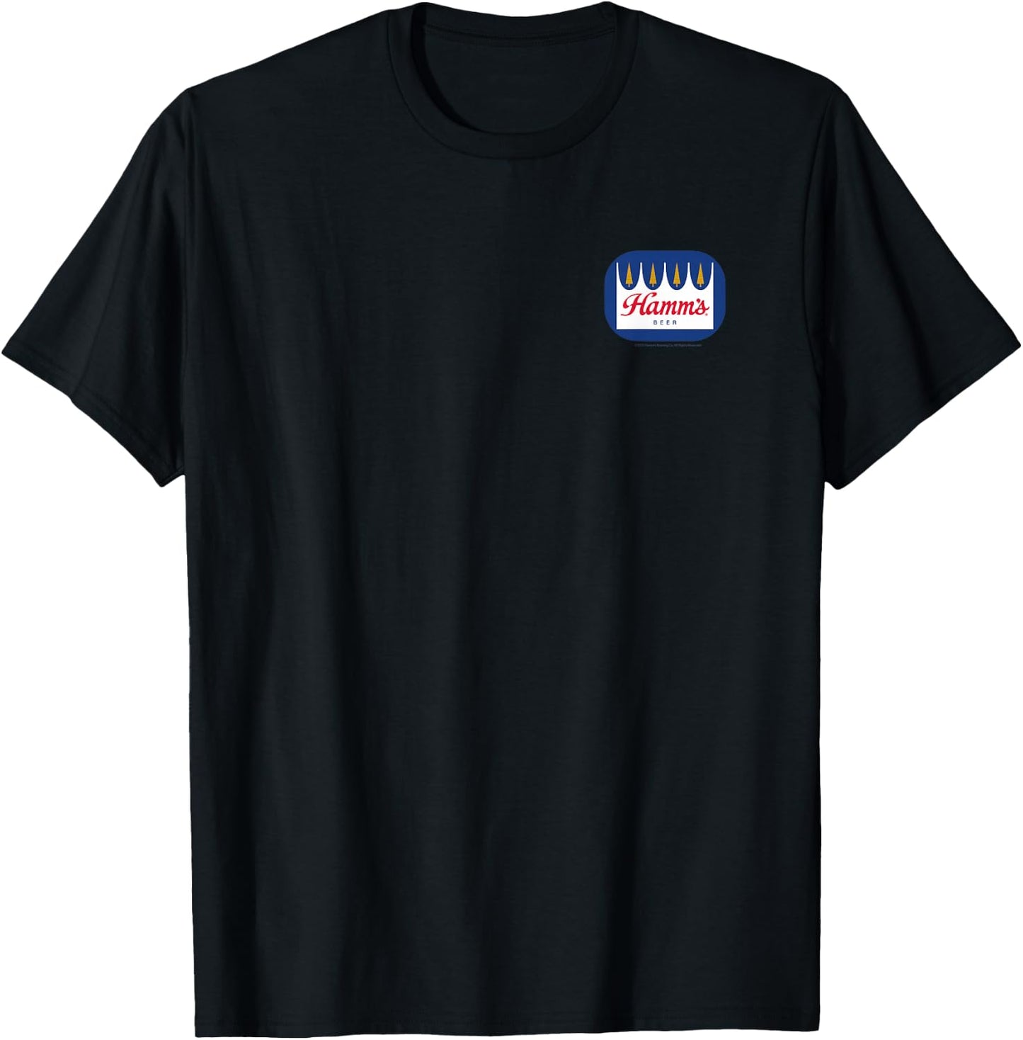 Hamm's - Round Logo T-Shirt - T-Shirt | Black