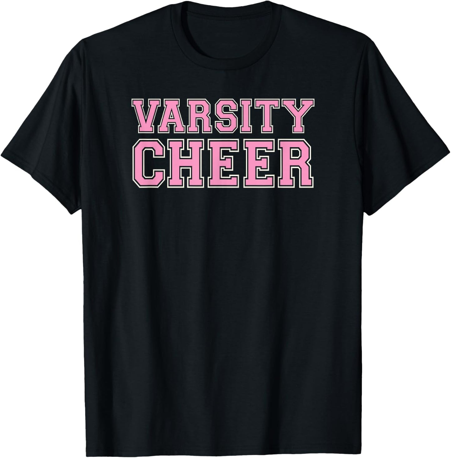For High School Varsity Cheerleader Varsity Cheer T-Shirt - T-Shirt | Black