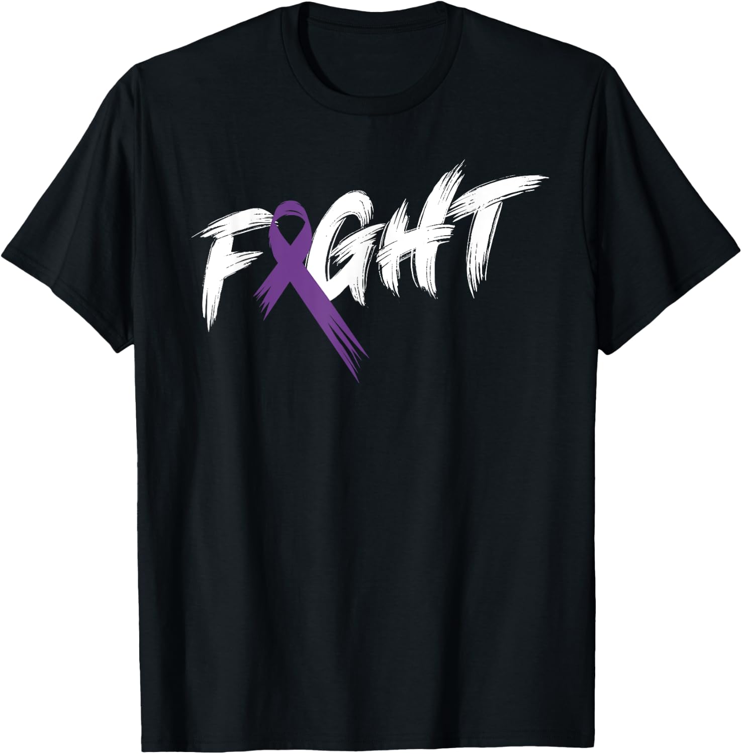 Alzheimer's Awareness Month Fight Vintage Dementia T-Shirt - T-Shirt | Black