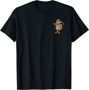 Vintage Cowboy American Traditional Tattoo Old School Flash T-Shirt - T-Shirt | Black